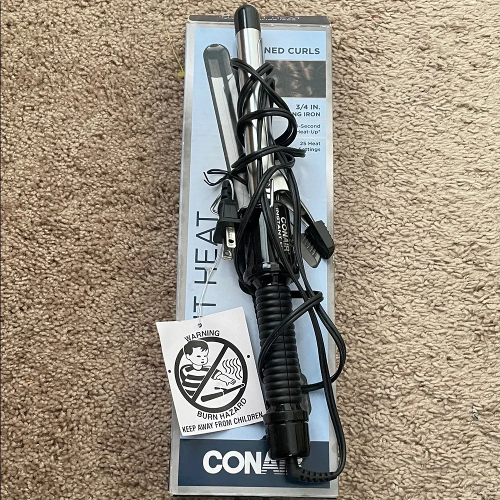Conair Instant Hear 3/4 Inch Curling Iron